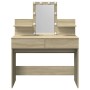 Tocador con LED color roble Sonoma 100x40x130 cm von , Schlafzimmerkommoden - Ref: Foro24-848201, Preis: 154,09 €, Rabatt: %