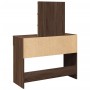 Tocador con LED marrón roble 100x40x130 cm by , Bedroom Dressers - Ref: Foro24-848198, Price: 143,55 €, Discount: %