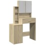 Tocador con mueble roble Sonoma 80x35x132 cm by , Bedroom Dressers - Ref: Foro24-848236, Price: 148,93 €, Discount: %