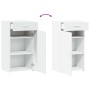 Aparador madera de ingeniería blanco 50x42,5x93 cm by , Sideboards - Ref: Foro24-846292, Price: 118,60 €, Discount: %