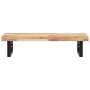 Estante de lavabo de pared acero y madera maciza de acacia by , bathroom vanities - Ref: Foro24-3302693, Price: 90,90 €, Disc...
