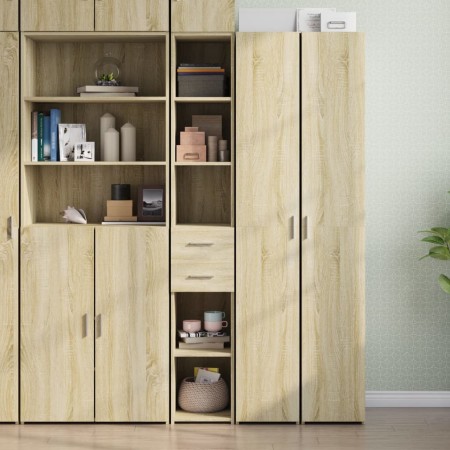 Aparador de madera de ingeniería roble Sonoma 30x42,5x185 cm von , Sideboards - Ref: Foro24-846238, Preis: 93,06 €, Rabatt: %