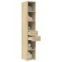 Aparador de madera de ingeniería roble Sonoma 30x42,5x185 cm von , Sideboards - Ref: Foro24-846238, Preis: 93,06 €, Rabatt: %