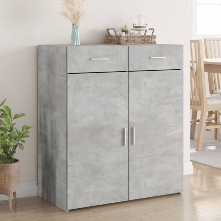 Aparador de madera contrachapada gris hormigón 80x42,5x93 cm von , Sideboards - Ref: Foro24-3281472, Preis: 146,85 €, Rabatt: %