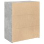 Aparador de madera contrachapada gris hormigón 80x42,5x93 cm von , Sideboards - Ref: Foro24-3281472, Preis: 146,85 €, Rabatt: %