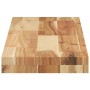 Estante flotante madera acacia maciza acabado aceite 80x20x4 cm de , Estantes y estanterías - Ref: Foro24-3279583, Precio: 40...