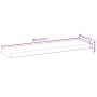Estante flotante madera acacia maciza acabado aceite 80x20x4 cm de , Estantes y estanterías - Ref: Foro24-3279583, Precio: 40...