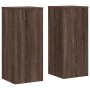 Soportes de plantas 2 uds madera marrón roble 30x30x70 cm by , Pot stands - Ref: Foro24-852930, Price: 67,12 €, Discount: %