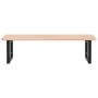 Estante de lavabo de pared de acero y madera maciza de roble by , bathroom vanities - Ref: Foro24-3302465, Price: 133,03 €, D...