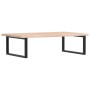Estante de lavabo de pared de acero y madera maciza de roble by , bathroom vanities - Ref: Foro24-3302465, Price: 133,03 €, D...