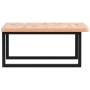 Estante de lavabo de pared de acero y madera maciza de haya von , Badezimmerwaschtische - Ref: Foro24-3302501, Preis: 87,74 €...