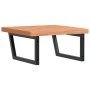 Estante de lavabo de pared de acero y madera maciza de haya von , Badezimmerwaschtische - Ref: Foro24-3302515, Preis: 113,89 ...