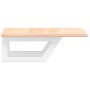 Estante de lavabo de pared de acero y madera maciza de roble by , bathroom vanities - Ref: Foro24-3302534, Price: 57,93 €, Di...
