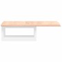 Estante de lavabo de pared de acero y madera maciza de roble von , Badezimmerwaschtische - Ref: Foro24-3302536, Preis: 64,17 ...