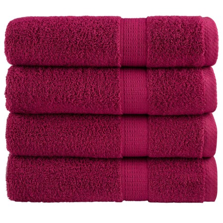 Toallas de baño SOLUND 4 unidades burdeos 100x150 cm 600 gsm von , Handtücher - Ref: Foro24-137216, Preis: 71,74 €, Rabatt: %