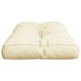 Cojín para sofá de palets tela crema 80x40x12 cm von , Kissen für Stühle und Sofas - Ref: Foro24-360603, Preis: 26,50 €, Raba...
