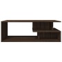 Mesa de centro madera ingeniería marrón roble 102x55x35 cm von , Couchtisch - Ref: Foro24-848016, Preis: 86,66 €, Rabatt: %