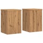 Soportes de plantas 2 uds madera roble artisian 20x20x30 cm von , Topfständer - Ref: Foro24-852905, Preis: 29,06 €, Rabatt: %