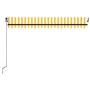 Manuell einziehbare Markise mit gelber und weißer LED 400x350 m von vidaXL, Markisen - Ref: Foro24-3069183, Preis: 425,15 €, ...