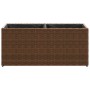 Jardinera con 2 maceteros ratán sintético marrón 72x30x32 cm von , Töpfe und Pflanzgefäße - Ref: Foro24-366423, Preis: 46,57 ...
