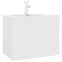 White engineered wood sink cabinet by vidaXL, bathroom vanities - Ref: Foro24-3071630, Price: 188,92 €, Discount: %