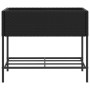 Jardinera con estante ratán sintético negro von , Töpfe und Pflanzgefäße - Ref: Foro24-366384, Preis: 85,63 €, Rabatt: %