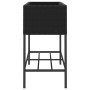 Jardinera con estante ratán sintético negro von , Töpfe und Pflanzgefäße - Ref: Foro24-366384, Preis: 85,63 €, Rabatt: %