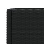 Jardinera con estante ratán sintético negro von , Töpfe und Pflanzgefäße - Ref: Foro24-366384, Preis: 85,63 €, Rabatt: %