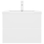 White engineered wood sink cabinet by vidaXL, bathroom vanities - Ref: Foro24-3071630, Price: 207,18 €, Discount: %
