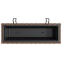 Jardineras con ganchos 2 unidades ratán sintético marrón by , Pots and planters - Ref: Foro24-366402, Price: 76,97 €, Discoun...