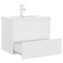 White engineered wood sink cabinet by vidaXL, bathroom vanities - Ref: Foro24-3071630, Price: 207,18 €, Discount: %