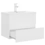 White engineered wood sink cabinet by vidaXL, bathroom vanities - Ref: Foro24-3071630, Price: 188,92 €, Discount: %