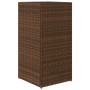 Jardinera de ratán sintético marrón 40x40x80 cm von , Töpfe und Pflanzgefäße - Ref: Foro24-366414, Preis: 85,84 €, Rabatt: %