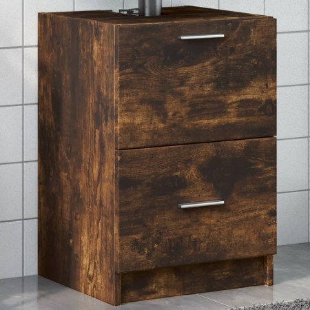 Armario de lavabo madera ingeniería roble ahumado 40x37x59 cm von , Badezimmermöbel - Ref: Foro24-848105, Preis: 68,07 €, Rab...