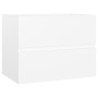 White engineered wood sink cabinet by vidaXL, bathroom vanities - Ref: Foro24-3071630, Price: 207,18 €, Discount: %