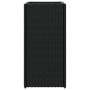 Jardineras 2 unidades ratán sintético negro 30x30x60 cm by , Pots and planters - Ref: Foro24-3210516, Price: 111,27 €, Discou...
