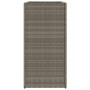 Jardineras 2 unidades ratán sintético gris 40x40x80 cm by , Pots and planters - Ref: Foro24-3210521, Price: 163,52 €, Discoun...