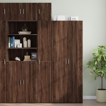Armario estrecho madera ingeniería marrón roble 30x42,5x225 cm by , Sideboards - Ref: Foro24-3281265, Price: 178,56 €, Discou...
