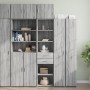 Armario estrecho madera ingeniería gris Sonoma 45x42,5x225 cm by , Sideboards - Ref: Foro24-3281299, Price: 153,90 €, Discoun...