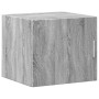 Armario estrecho madera ingeniería gris Sonoma 45x42,5x225 cm by , Sideboards - Ref: Foro24-3281292, Price: 203,32 €, Discoun...