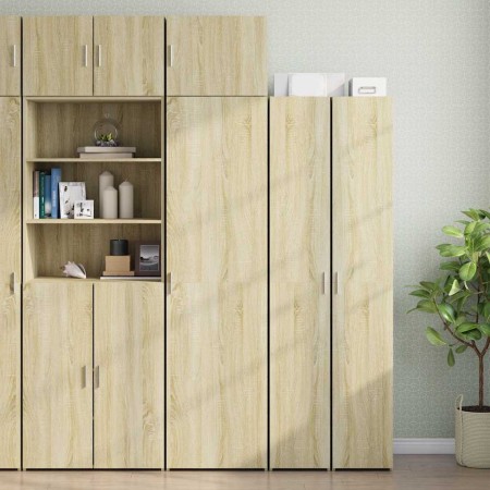 Armario estrecho madera ingeniería roble Sonoma 50x42,5x225 cm by , Sideboards - Ref: Foro24-3281303, Price: 223,32 €, Discou...