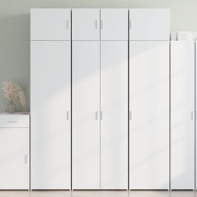 Armario de madera de ingeniería blanco 70x42,5x225 cm by , Sideboards - Ref: Foro24-3281329, Price: 279,32 €, Discount: %
