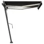 Manuelle ausziehbare Markise mit LED in Anthrazit 350x250 cm. von vidaXL, Markisen - Ref: Foro24-3069724, Preis: 517,43 €, Ra...
