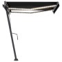 Toldo manual retráctil con LED antracita 350x250 cm by vidaXL, Awnings - Ref: Foro24-3069724, Price: 516,62 €, Discount: %