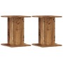 Soportes para plantas 2 uds madera roble envejecido 30x30x40 cm von , Topfständer - Ref: Foro24-3307853, Preis: 46,90 €, Raba...