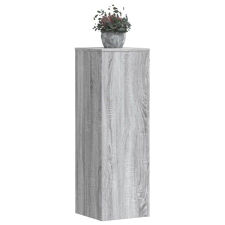 Soportes para plantas 2 uds madera gris Sonoma 33x33x100 cm von , Topfständer - Ref: Foro24-3307887, Preis: 99,68 €, Rabatt: %