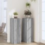 Soportes para plantas 2 uds madera gris Sonoma 33x33x100 cm von , Topfständer - Ref: Foro24-3307887, Preis: 99,68 €, Rabatt: %