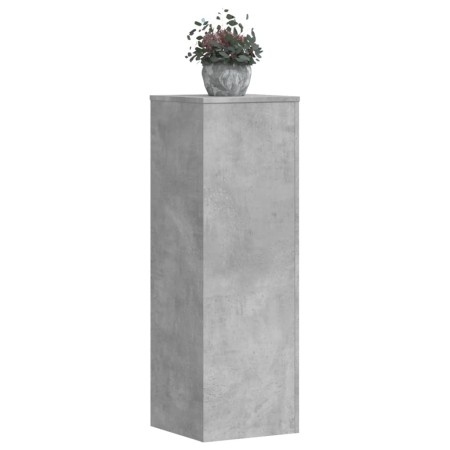 Soportes para plantas 2 uds madera gris hormigón 33x33x100 cm von , Topfständer - Ref: Foro24-3307885, Preis: 108,96 €, Rabat...