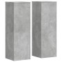 Soportes para plantas 2 uds madera gris hormigón 33x33x100 cm von , Topfständer - Ref: Foro24-3307885, Preis: 108,96 €, Rabat...