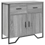 Aparador madera de ingeniería gris Sonoma 79,5x35,5x74,5 cm by , Sideboards - Ref: Foro24-848547, Price: 87,47 €, Discount: %
